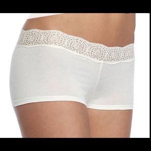 Free People Cotton Medallion Boyshort Ivory Medium